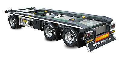 Roll carrier 3-axle turntable